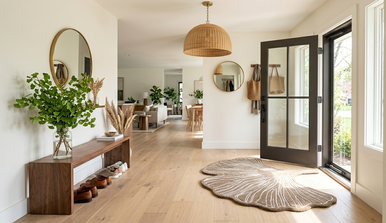 Ginkgo Leaf Indoor Door Mat