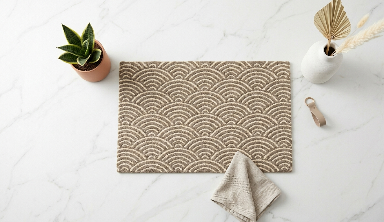 Ocean Wave Indoor Door Mat